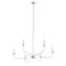 Z-Lite Arrington 6 Light Chandelier, Polished Nickel 2301-42PN - alternate 5
